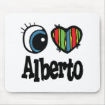 I Heart (Love) Alberto mousepads