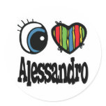I Heart (Love) Alessandro stickers