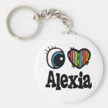 I Heart (Love) Alexia Key Chains