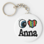 I Heart (Love) Anna Key Chains