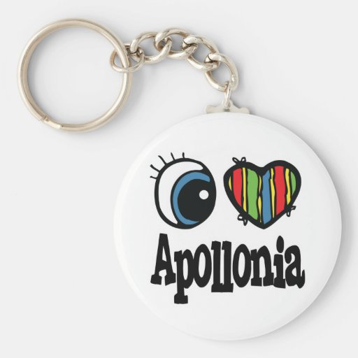 I Heart (Love) Apollonia Keychains