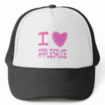I Heart (Love) applesauce Mesh Hat