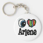 I Heart (Love) Arlene Key Chains