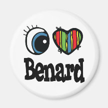 I Heart (Love) Benard Magnet