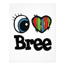 I Heart (Love) Bree Custom Invitations
