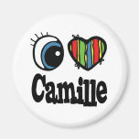 I Heart (Love) Camille Fridge Magnet