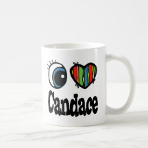 I Heart (Love) Candace Coffee Mug