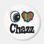 I Heart (Love) Chazz Fridge Magnet