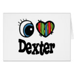 I Heart (Love) Dexter cards