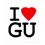 I Heart Love Guam Post Card