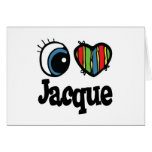 I Heart (Love) Jacque cards