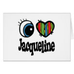 I Heart (Love) Jacqueline cards