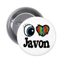 I Heart (Love) Javon Buttons