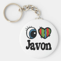 I Heart (Love) Javon Keychain