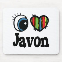 I Heart (Love) Javon Mousepads