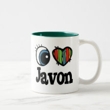 I Heart (Love) Javon Mugs