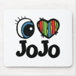 I Heart (Love) JoJo mousepads