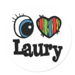 I Heart (Love) Laury stickers