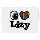 I Heart (Love) Lizy cards