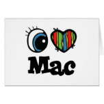 I Heart (Love) Mac cards