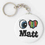 I Heart (Love) Matt Keychains