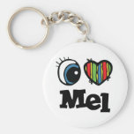 I Heart (Love) Mel Keychain