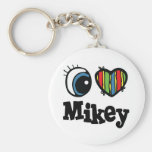 I Heart (Love) Mikey Key Chains