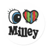 I Heart (Love) Milley stickers