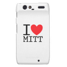 I Heart (Love) Mitt (Romney) Motorola Droid RAZR Case