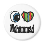 I Heart (Love) Mohammad magnets