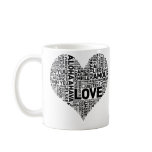 I HEART LOVE mugs