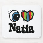 I Heart (Love) Natia mousepads