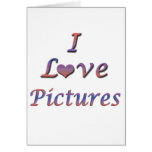 I Heart (Love) Pictures cards
