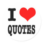 I HEART (LOVE) QUOTES stickers