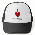 I heart-love red pepper hats