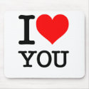 I Heart Love Strippers, Clowns, You mousepads