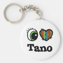 I Heart (Love) Tano Keychains