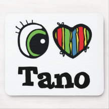 I Heart (Love) Tano Mouse Mat