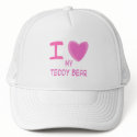 I Heart (Love) teddy bear hats