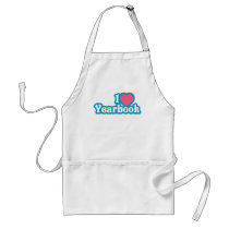 I Heart / Love Yearbook Apron