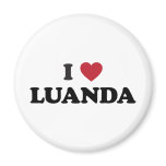 I Heart luanda angola Magnets