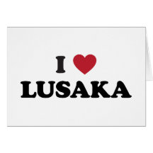 I Heart Lusaka Zambia Cards