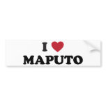 I Heart Maputo Mozambique Bumper Stickers