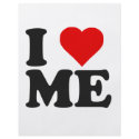 I HEART ME 80's FUNNY VINTAGE CARD Valentine's Day flyers