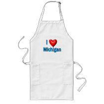 I Heart Michigan Apron