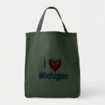 I Heart Michigan Tote Bags