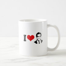 I HEART MITT ROMNEY 2012 COFFEE MUGS