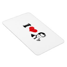 I HEART MITT ROMNEY 2012 VINYL MAGNET