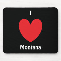 I Heart Montana Mousepad