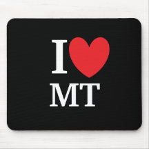 I Heart Montana Mousepad